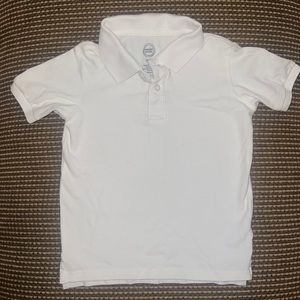 5 for $10 wonder nation polo shirt white size XS